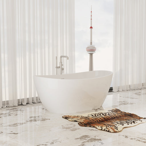 Virta Alegro Freestanding Stone 64" Bathtub