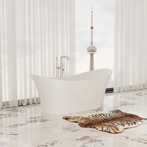 Virta Harp Freestanding Stone 69" Bathtub