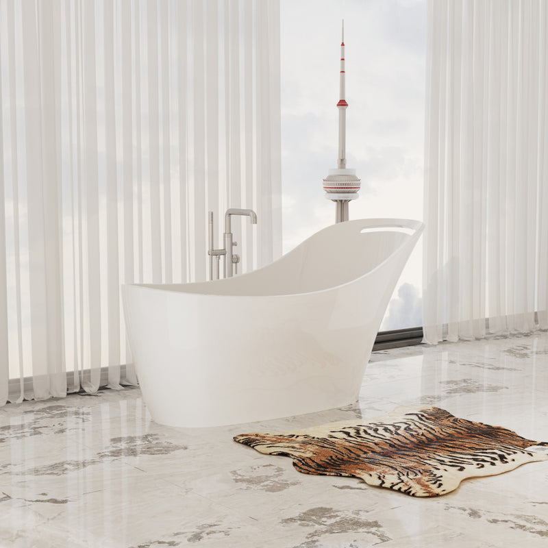 Virta Soprano Freestanding Stone 66" Bathtub