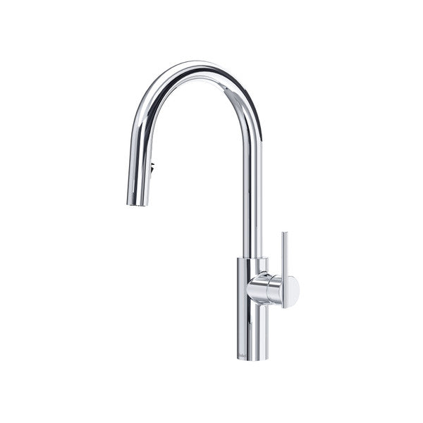 Riobel Lateral LT201 Pull-Down Kitchen Faucet With C-Spout
