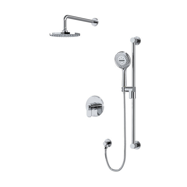 Riobel Arca 2-Way Shower System Trim with Hand Shower and Shower Head TKIT323AA-CW