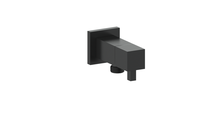 Vogt EC.01.02 Square Brass Elbow Connector with Shut-Off