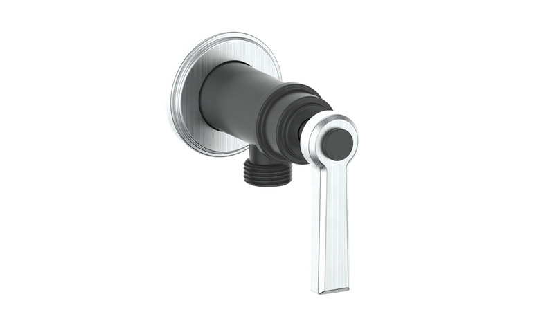 Vogt EC.Z1.02 Zehn Brass Elbow Connector with Shut-Off