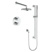 Vogt SET.DA.220.214 Drava 2-Way TH Set - Rainhead and Handheld - 4" Ceiling Arm