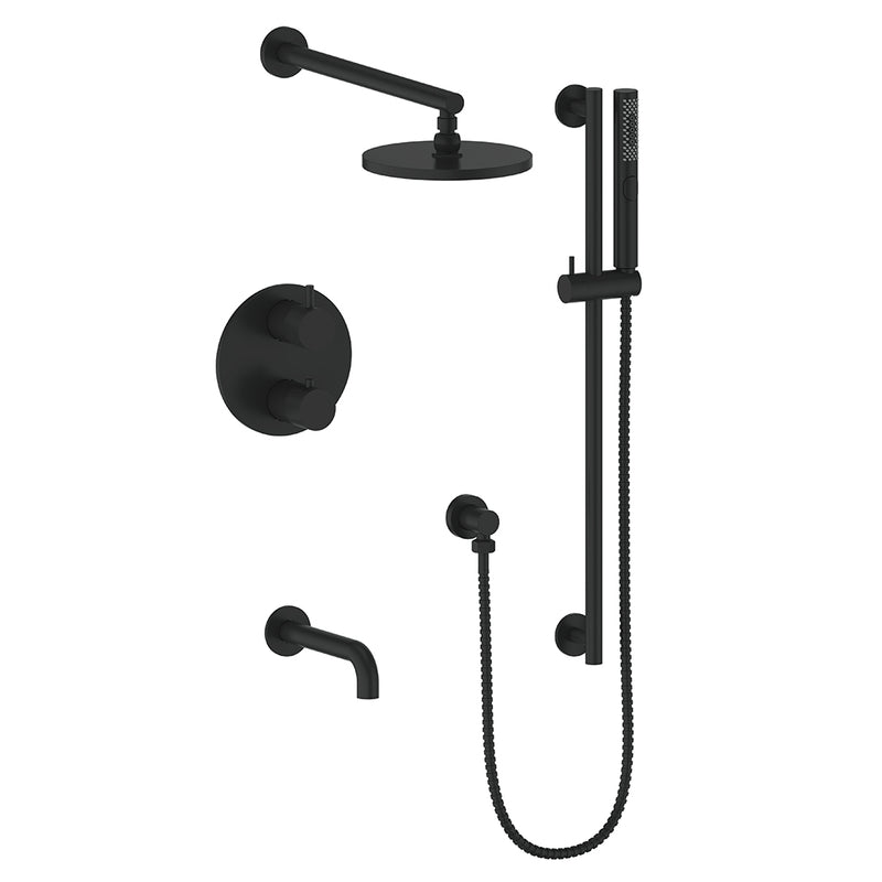 Vogt SET.DA.320.314 Drava 3-Way TH Shower Set - 4" Ceiling Arm