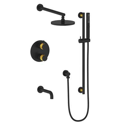 Vogt SET.DA.320.314 Drava 3-Way TH Shower Set - 4" Ceiling Arm