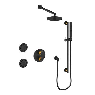 Vogt SET.DA.320.710 Drava 3-Way TH Shower Set with Body Jets
