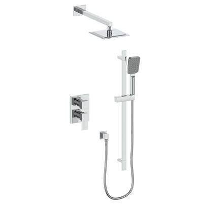Vogt SET.KG.210.214 Kapfenberg 2-Way PB Set - Rainhead and Handheld - 4" Ceiling Arm