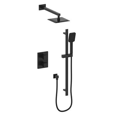 Vogt SET.KG.220.218 Kapfenberg 2-Way TH Set - Rainhead and Handheld - 8" Ceiling Arm