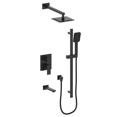 Vogt SET.KG.310.318 Kapfenberg 3-Way PB Shower Set - 8" Ceiling Arm