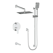 Vogt SET.LN.310.318 Lusten 3-Way PB Shower Set - 8" Ceiling Arm