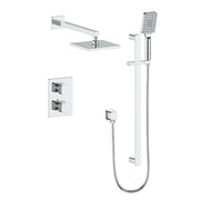 Vogt SET.NU.220.218 Niveau 2-Way TH Set - Rainhead and Handheld - 8" Ceiling Arm