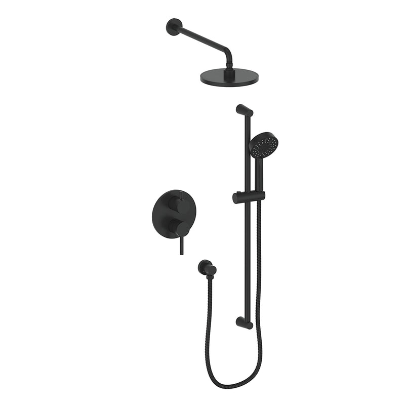 Vogt SET.OR.210.218 Worgl 2-Way PB Set - Rainhead and Handheld - 8" Ceiling Arm