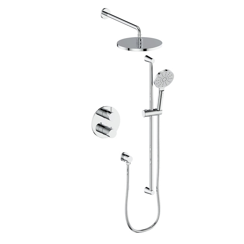 Vogt SET.OR.220.220 Worgl 2-Way TH Set - 10" Rainhead and Handheld