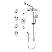 Vogt SET.WL.142.938 Worgl 3 / 4" TH Shower System with In-Wall Body Jets - 8" Ceiling Arm