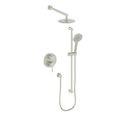Vogt SET.WL.210.214 Worgl 2-Way PB Set - Rainhead and Handheld - 4" Ceiling Arm
