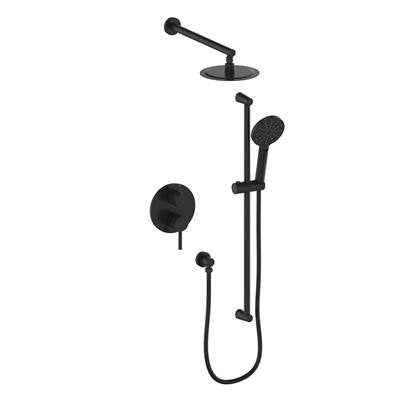 Vogt SET.WL.210.218 Worgl 2-Way PB Set - Rainhead and Handheld - 8" Ceiling Arm