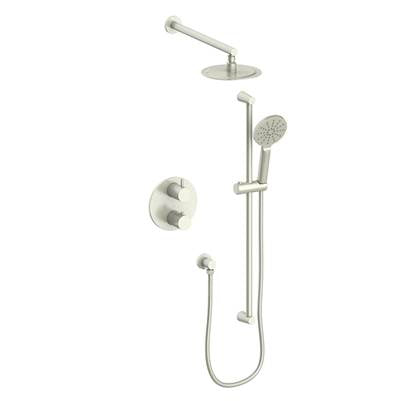 Vogt SET.WL.220.218 Worgl 2-Way TH Set - Rainhead and Handheld - 8" Ceiling Arm