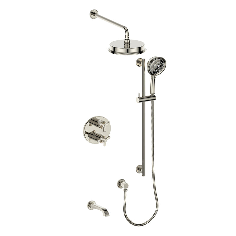 Vogt SET.Z3.320.318 Zehn 3-Way TH Set - 8" Ceiling Arm