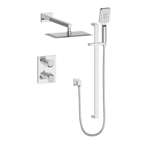 Vogt TM.AU.220.214 Antau Trim For 2-Way TH Set - Rainhead and Handheld - 4" Ceiling Arm
