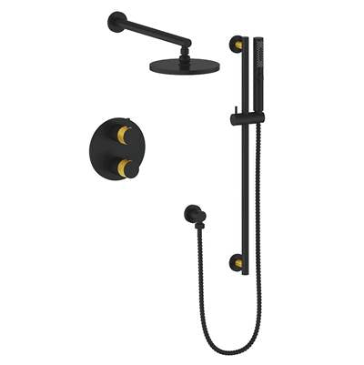 Vogt TM.DA.220.214 Drava Trim For 2-Way TH Set - Rainhead and Handheld - 4" Ceiling Arm