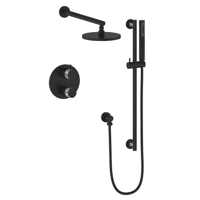 Vogt TM.DA.220.214 Drava Trim For 2-Way TH Set - Rainhead and Handheld - 4" Ceiling Arm