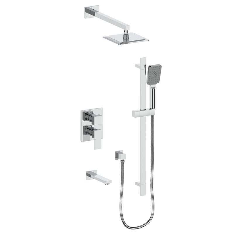Vogt TM.KG.310.318 Kapfenberg Trim For 3-Way PB Shower Set - 8" Ceiling Arm