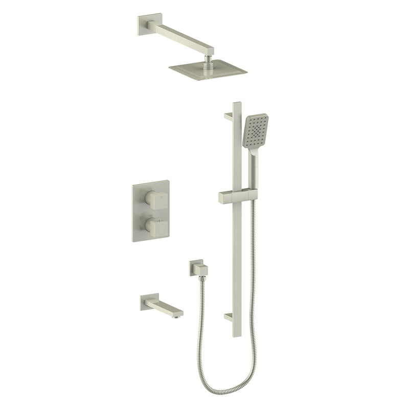 Vogt TM.KG.320.318 Kapfenberg Trim For 3-Way TH Shower Set - 8" Ceiling Arm