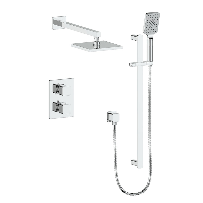 Vogt TM.NU.220.214 Niveau Trim For 2-Way TH Set - Rainhead and Handheld - 4" Ceiling Arm