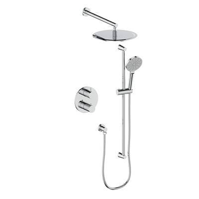 Vogt TM.WL.220.238 Worgl Trim For 2-Way TH Set - 12" Rainhead and Handheld - 8" Ceiling Arm