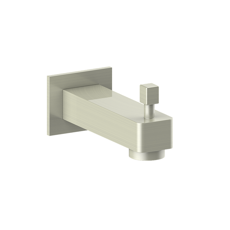 Vogt TS.41.07 Square Tub Spout with Diverter