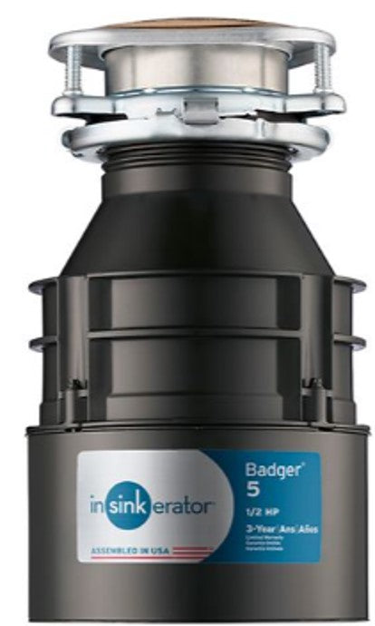 Insinkerator Badger 5 Garbage Disposal 1/2 HP