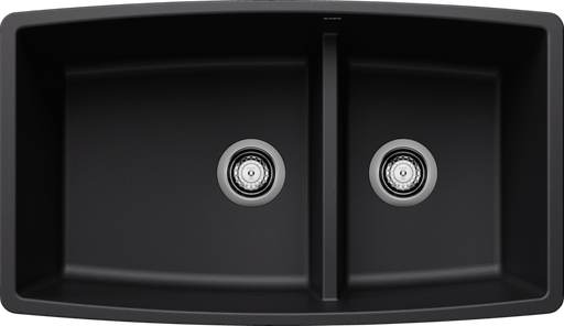 BLANCO PERFORMA U 1.75 LOW DIVIDE COAL BLACK