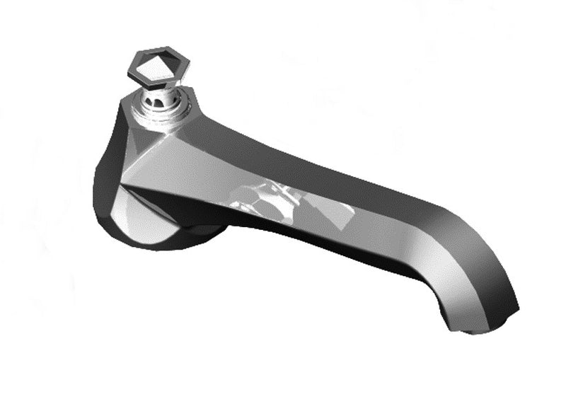 Rubinet 2THXD HEXIS-TUB SPOUT COMPLETE HX