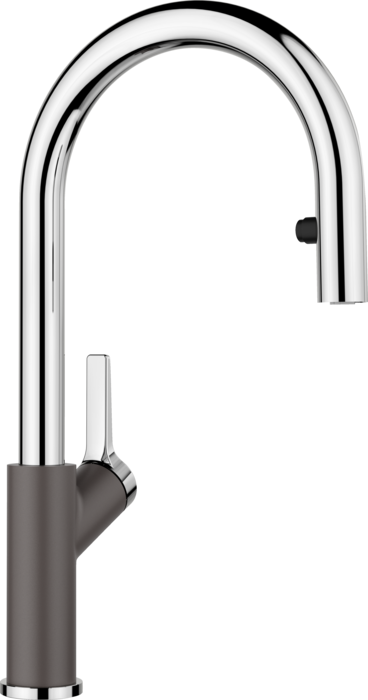 BLANCO URBENA PULL DOWN 1.5 GPM CHROME/CINDER 