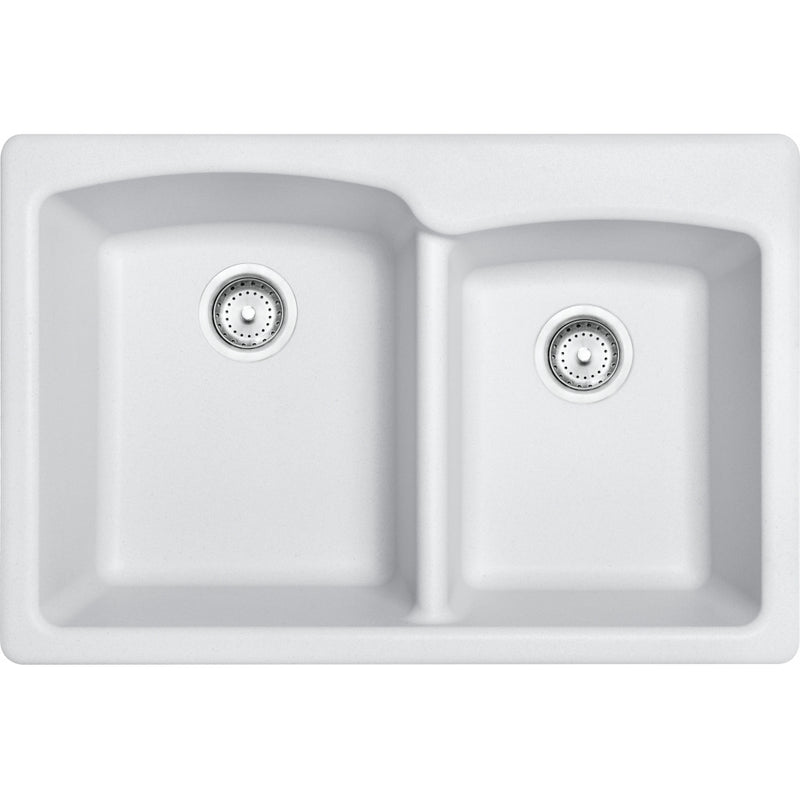 Franke EO33229-1-CA Ellipse DM Granite Double 36Cab