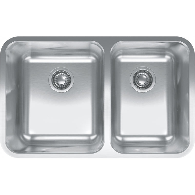 Franke GDX16031RH-CA Grande Undermount 18G Stainless Steel Double 36Cab