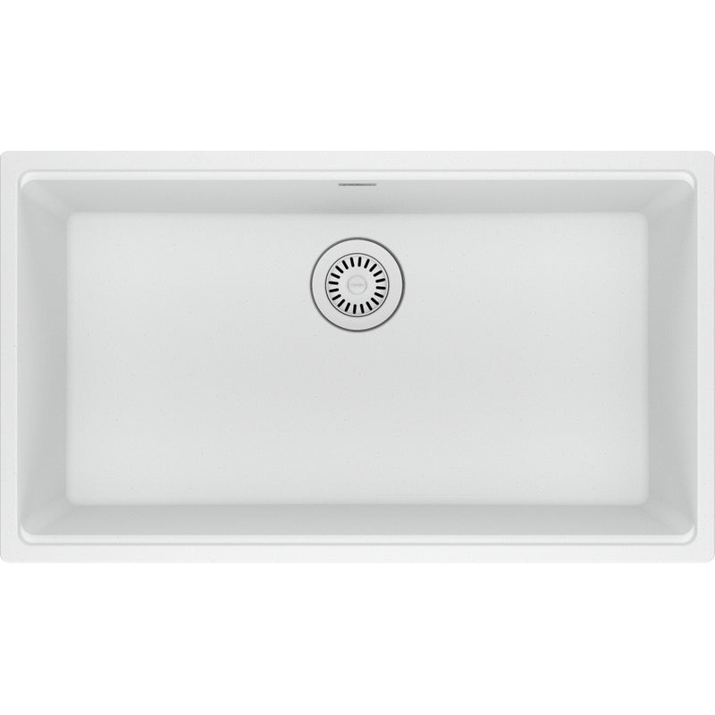 Franke MAG11029-S Maris Undermount Granite Single 33Cab with Strainer Basket