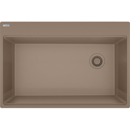 Franke MAG61031OW-S Maris Topmount Granite Single - Offset Waste with Strainer Basket