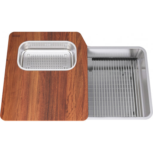 Franke OR2X110-WKC Orca 2.0 Undermount 18Ga Stainless Steel Single 36Cab - Workcenter