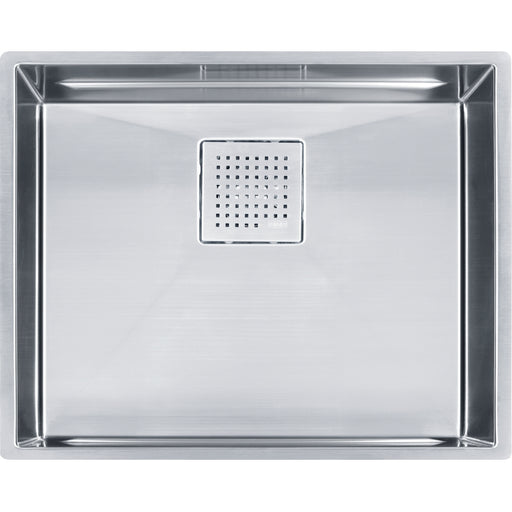 Franke PKX11021-S Peak Undermount 16G Stainless Steel Single 27Cab with Strainer Basket