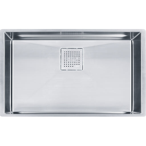 Franke PKX11028-S Peak Undermount 16G Stainless Steel Single 33Cab with Strainer Basket