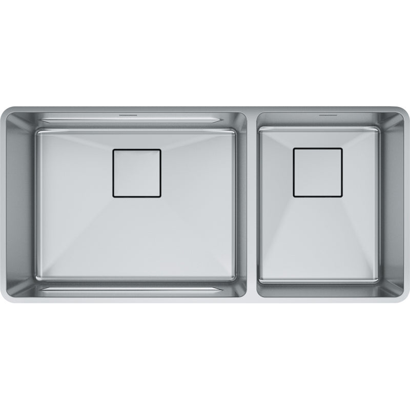 Franke PTX160-37-CA Pescara Undermount 18Ga Stainless Steel Double 42Cab