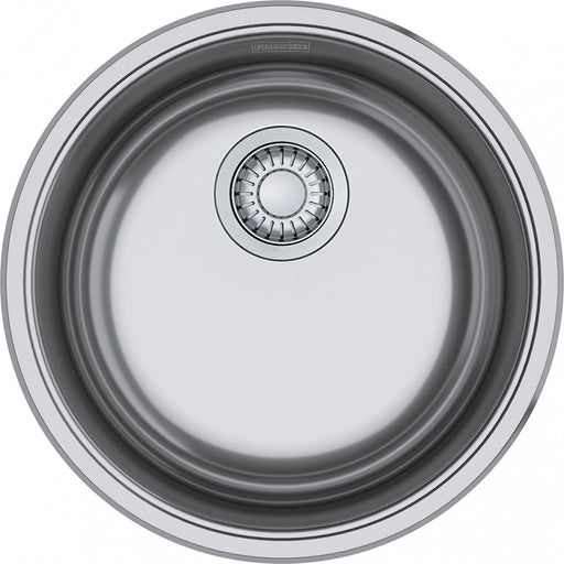 Franke RBX110-S Rotondo Dm 20G Stainless Steel Single 21Cab with Strainer Basket