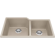 Kindred MGC2034U-9 Urban Undermount Granite Double Sink 39Cab