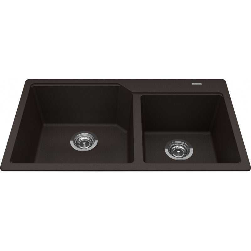 Kindred MGCM2034-9 Urban Undermount Granite Double Sink 36Cab