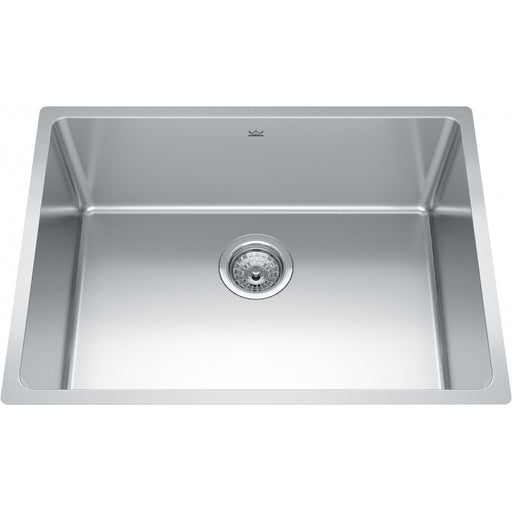 Kindred BSU1825-9 Brookmore Undermount 18G Stainless Steel Single Sink 30Cab