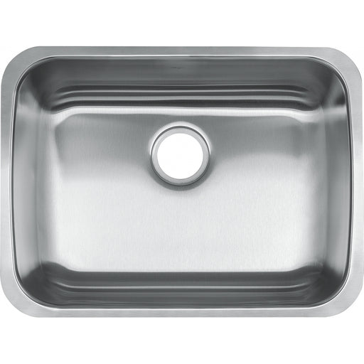 Kindred RSU1925-55 Reginox Undermount 18G Stainless Steel Single Sink - ADA Sink