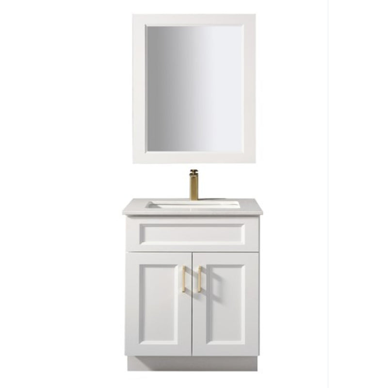 TC 36" Shaker Single Sink Vanity with Bevelled Panels