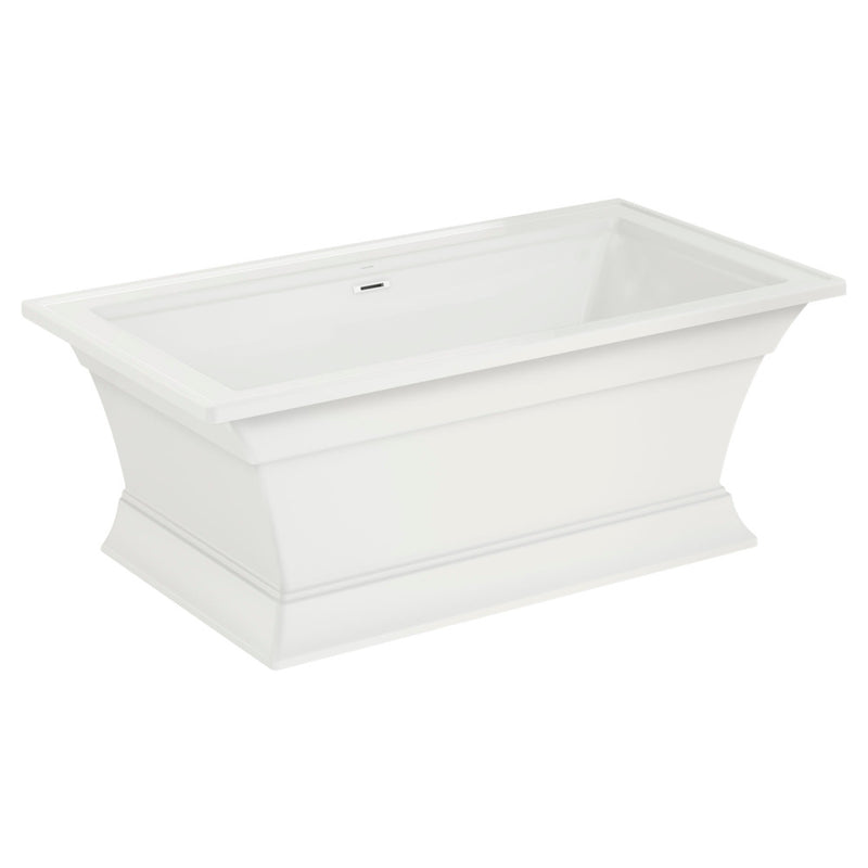 American Standard Town Square S 68 x 36-Inch Freestanding Bathtub Center Drain With Integrated Overflow